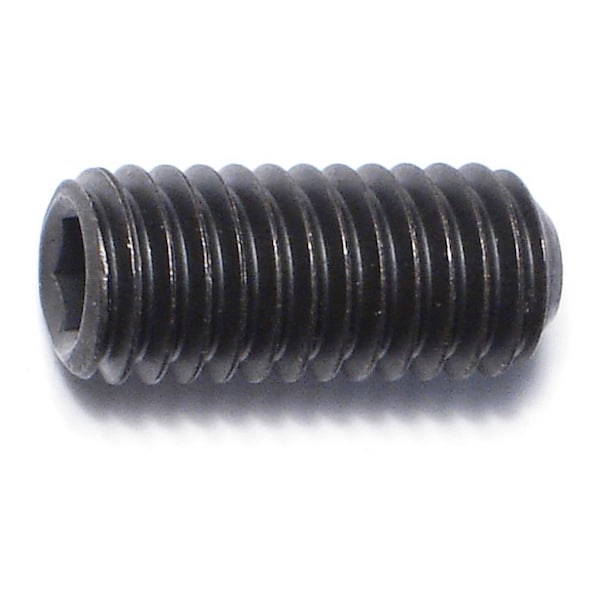 Midwest Fastener 7/16"-14 x 1" Steel Coarse Thread Hex Socket Headless Set Screws 5PK 34365 - main